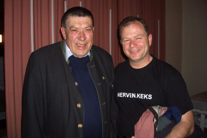 Pfarrer Ochabauer und Markus Hirtler